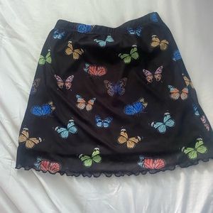 Kids butterfly pattern skirt
